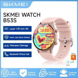 Skmei B53S Smartwatch  139 Inci Sport Tracker Data tidur/pengukuran detak jantung jam tangan sporty Jam Tangan Pria Wanita-C