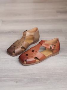 Careaymade-Genuine Leather handmade womens sandalsbig size Summer Roman Cowhide Comfortable Soft Sole Retro Casual Women Shoes