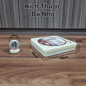 Cờ Tướng 1 Mặt Bằng Nhựa Đặc Đúc Nguyên Khối. Bộ Cờ Tướng Quân Khắc Chìm. Không Có Bàn