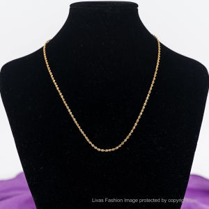 Rantai Leher Perempuan OOTD Viral Emas Bangkok cop Emas Korea Gold Necklace For Women Aesthetic Korean Style Girls Indian Set BFF Goldlian Jewellery Plated Chain | LIVAS Fashion