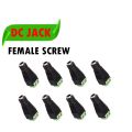 DC Jack Adapter Female 2.1 x 5.5mm DC Power Plug Jack Adapter Female Connector Screw Terminal Block DJFC5 UME. 