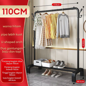 LG Stand Hanger Single Besi Gantungan Baju Berdiri Rak Baju Stand Hanger Rak Gantungan Baju Aesthetic