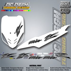 Sticker striping YAMAHA MIO Smile striping MIO Z Transparan  Bisa Request
