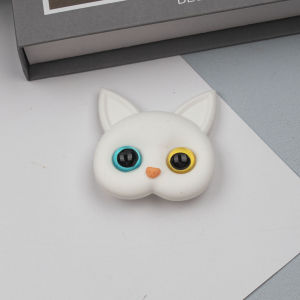 Simulation 3D Cartoon Cat Jibbitz Charms Shoes Accessories DIY Resin Cat Garden Shoes Decoration for Crocs