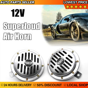 【Original 24hours delivery】2pcs Super Loud New Original High Horn 12V Universal Disc Horn Waterproof Car Accessories