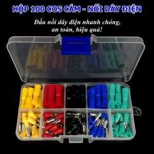 Bộ 100 đầu cos nối dây điện đực cái MPD và FRD - Chuyên dụng nối dây điện nhanh cho sửa chữa ô tô xe máy điện tử...