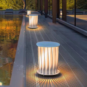 Đèn Trụ Sân Vườn Thép Không Gỉ Đèn Năng Lượng Mặt Trời Decor Sân Vườn/ Lối Đi/ Hành Lang