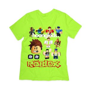 Áo thun Roblox Hoạt Hình Game Dễ Thương cho bé từ 12kg đến 45kg