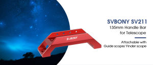 SVBONY SV211ฐานหางนก SV211 Svbony สำหรับ SV503กล้องโทรทรรศน์135มม. ที่จับกล้องโทรทรรศน์แท่งโลหะหักเหที่จับตัวหนีบครอบสำหรับการค้นหาขอบเขตคู่มือการติดตั้ง