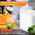 ✨Ready stock✨Ice Maker Dengan Handle 220v Mesin Es Batu Machine Mesin Es15kg/Hari membuat es cepat. 