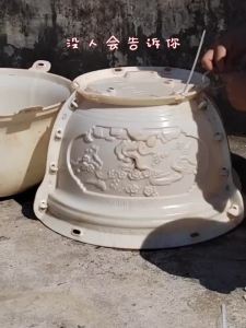 Flower Pot Mold Cement Homemade Square Upper Mouth New Thickened Abrasive Tool Bonsai Pot Concrete Building Template