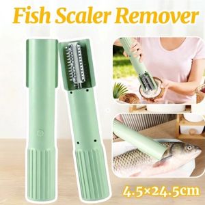 Electric Fish Scaler Remover Waterproof Stainless Steel Coconut Shredder Tool For Home & Fish Shop