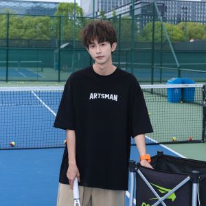 ARTSMAN แบบใหม่ปี เสื้อยืดแขนสั้น คอกลม สกรีนลายนูน แฟชั่น สำหรับใส่ฤดูร้อน ใส่วันว่าง