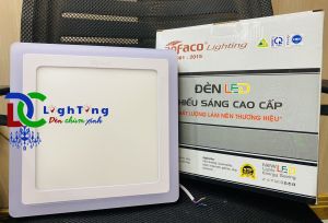 Đèn led nổi I AFC 560D-18W+6W ANFACO trang trí phòng khách nhà hàng BH 3 năm hư đổi mới