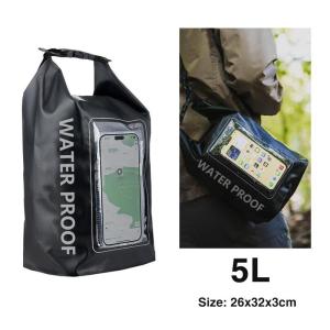 IPX6 Waterproof Roll-Top Drying Bag Dry Touch Screen Mobile Phone Waterproof Bags Outdoor Beach Boating Water Sports