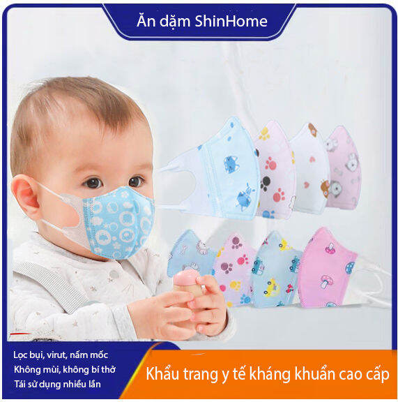 Lưu ý khi sử dụng khẩu trang cho bé 6 tháng