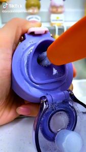 REJEKI 9393 - NEW Sikat Cuci tutup Botol motivasi botol susu bayi 3in1 Bentuk Wortel