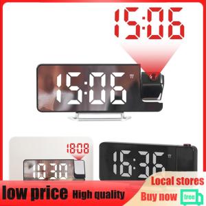 【New Arrival】 Projection Alarm Clock USB Charger Digital Clock Large Display for Home Office