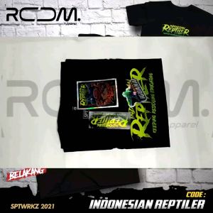Kaos Indonesian Reptiler Iguana Limited Design T-shirt