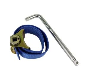 Hanson8 1PC Adjustable Truck Car Oil Filter Wrench 40-180mm Range Oil Filter Wrench Remover Puller Canvas Belt Set 4P6B8