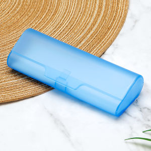 Stylish Portable Plastic Eyeglasses Case Protector Storage Container