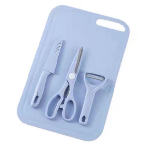 4in1 Ceramic Fruit Knife Peeler Cutting Board