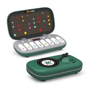 CUBBY Plastic Portable Kid Pocket Piano Montessori Sound Music Instrument Toys Travel Toys Puzzle Mini Electronic Keyboard Toy Music Enlightenment