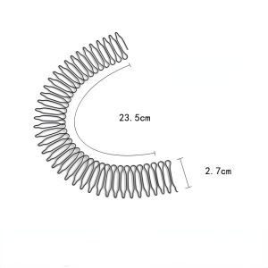 ที่คาดผมแฟชั่นมาใหม่20ซม. หวีกิ๊ฟติดผมติดผมหน้าม้าแบบสอดผ้าโพกศรีษะกันลื่นสำหรับเด็กผู้หญิงผู้หญิงเครื่องประดับผม
