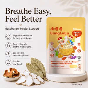 [Elf Foods] LungLuLu GMP No Cook Herbal Soup | Tiger Milk Mushroom Respiratory Health Lung Support | Souper Elf