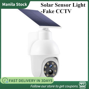 Solar Power Simulation Fake CCTV Solar Sensor Light Outdoor Lighting
