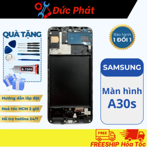 Màn Hình THAY THẾ SAMSUNG A50 / A30 / A50S FULL KHUNG Zin OLED / QX (Tặng kèm bộ sửa và keo)