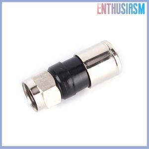 【Enthusiasm】🌟🌟【Hot Sale】🎈 10 pcs RG6 F Type Compression 2.7cm high quality Snap Seal Plug Connector