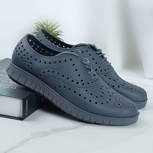 ZEEMIN Mans Summer New Baotou Hollow Out Sandals Soft Sole Non-Slip Anti Odor Lace Up Waterproof Casual Board Shoes Wading Shoes