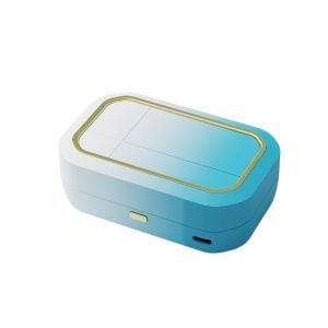 TAQ57 Portable Ultrasonic Cleaning Machine USB Rechargeable Quick Coloured Contact Lenses Stain Removal Machine Vibration Wash Cleaner Effectively Removes Dirt Contact Lenses Cleaning Machine Monthly Disposable
