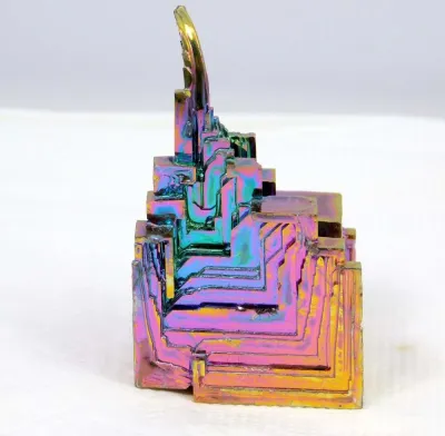 Rare 193.80 Ct Natural Rainbow Bismuth Crystal Rough Gemstone