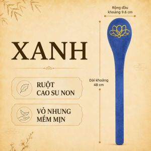 Cây Đấm Lưng Cao Su Non EMA Bọc Nhung Gậy Tự Massage Toàn Thân Thư Giãn Cổ Vai Gáy Giảm Nhức
