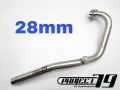 Manifold Yamaha Y15ZR Universal Stainless Steel Manifold Link Pipe 28mm 32mm 35mm 38mm Y15 Ysuku Y15 Modification Motor Accessories. 