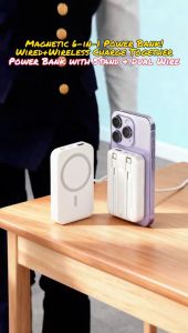 Magnetic Wireless 3c PowerBank 20000mAh Fast Charging Power Bank with Auto-Wake for iP 17/16/15/14/13/12 Mini Powe