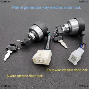 [COD] REMAI0 4 6 Wire Way Gasoline Generator Ignition Start Key Lock Combination Switch For 2-3KW 168F and 5-8kw 188F Generator Accessories