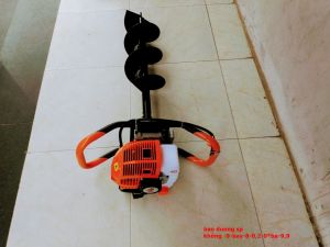 Máy khoan lỗ trồng cây  khoan lỗ đóng cọc trụ hàng rào