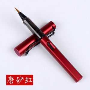 🔥品质 精选🔥钢笔式毛笔秀丽笔书法套装练字软头软毛软笔自来水笔抄经狼毫小楷 Pen-style brush beautiful calligraphy set practice words soft head soft hair soft pen fountain pen copy by Wolf Haoxiaojie