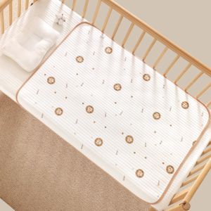 CAEWE Waterproof Mat Infant Diaper Mat Pure Cotton Breathable Urine Mat Nappy Changing Toddler Changing Table Baby Nappy Baby
