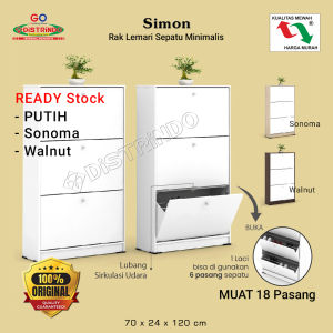 Distrindo - Pira Metropolis - Simon SR70 Rak Sepatu Minimalis Pintu Model Jungkit by Pro Design