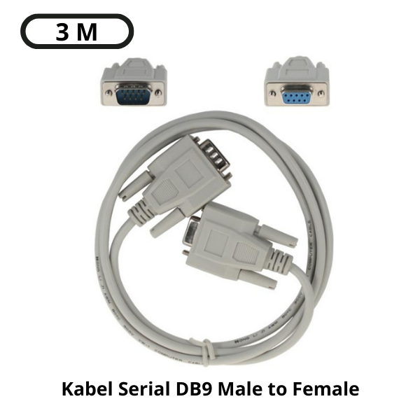 Kabel Serial DB9 Male to Female 3 Meter | Lazada Indonesia