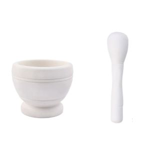 ZYJC Manual Mortar Pestle Set PP Multi-function Stone Mortar Mashed Garlic Durable Mashing Medicine Pot Garlic