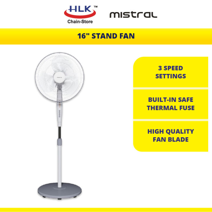 MISTRAL 16" Stand Fan MSF1629WV2