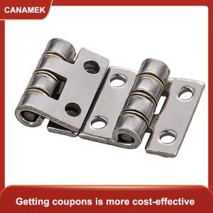 【CANAMEK】 Dày 304 thép không gỉ thu nhỏ lỏng bản lề nhỏ chất lượng cao bền phẳng im lặng Bản lề cho cửa nhôm cửa phòng tắm