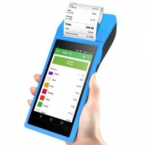 UNA Portable PDA POS Terminal Thermal Bluetooth Printer Android 8.1Rugged PDA Barcode 1D 2D Retail Store 58mm wifi Camera