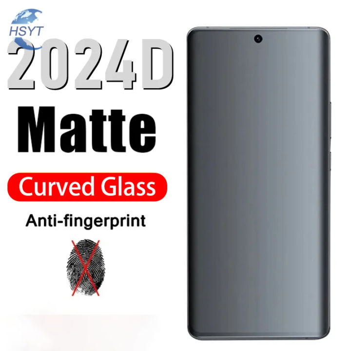 UV Matte Curved Tempered Glass For Xiaomi Mi 14 13 Lite 12x 12 Pro