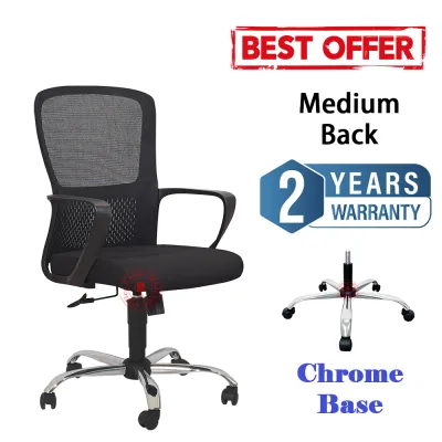 Offer Mesh High Back Chair / Medium Back Chair / Mesh Office Chair / Kerusi Pejabat / Kerusi Office / Kerusi Budget
